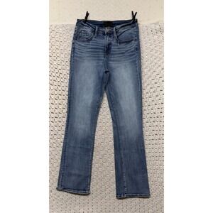 Buckle Black Jeans Women Sz 28x32 Blue Denim Tailored Bootcut Fit No.93 Stretch